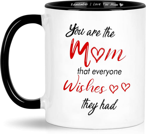 LIMUIKA Mothers Day Gifts for Mom from Daughter Son Kids: Birthday Christmas Gifts for Mom, Funny Gift Ideas- Mom Mug, for Mother, Wife, New Mom Cups, 11oz Coffee Cup