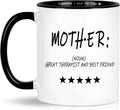 LIMUIKA Mothers Day Birthday Gifts for Mom - Coffee Mug for Mother from Daughter Son Husband, Funny Gifts Ideas Mothers Day Presents for Mom Stepmother Mama Wife(11oz, White)
