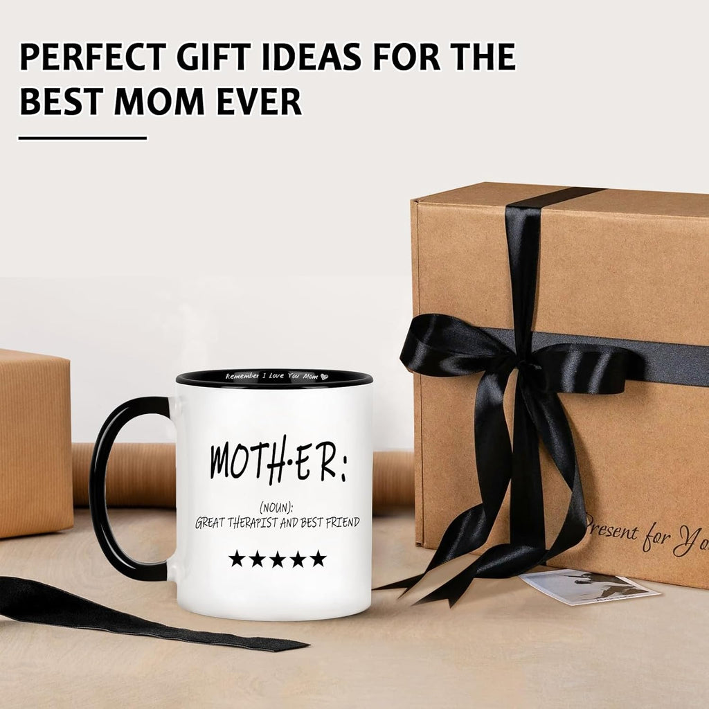 LIMUIKA Mothers Day Birthday Gifts for Mom - Coffee Mug for Mother from Daughter Son Husband, Funny Gifts Ideas Mothers Day Presents for Mom Stepmother Mama Wife(11oz, White)