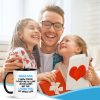 Funny Dad Coffee Mug Gift for Dad from Daughter Son Kids Husband Wife, Birthday Fathers Day Christmas Gift for Daddy Papa Stepfather
