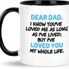 Funny Dad Coffee Mug Gift for Dad from Daughter Son Kids Husband Wife, Birthday Fathers Day Christmas Gift for Daddy Papa Stepfather