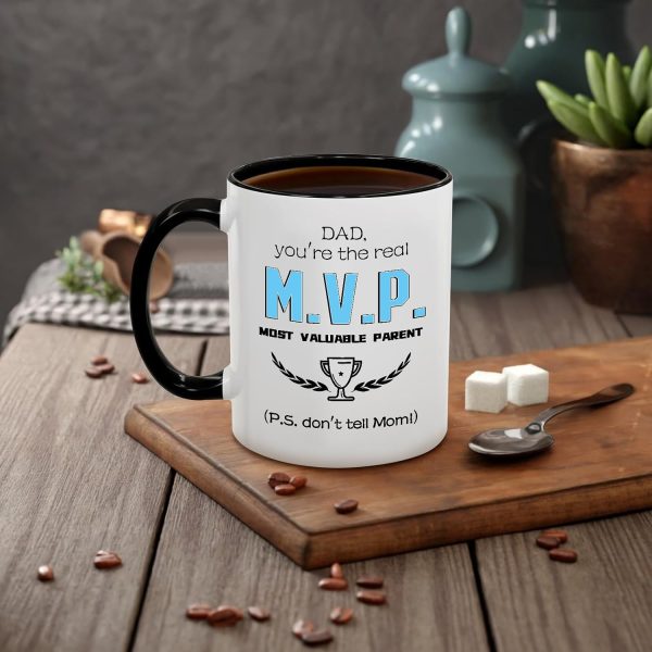 Funny Dad Coffee Mug Gift for Dad from Daughter Son Kids Wife, Birthday Fathers Day Christmas Gift for Daddy Papa Stepfather